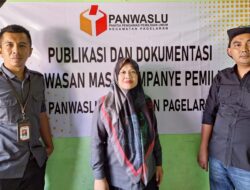 Panwascam Pagelaran Lakukan Pengawasan Gudang Logistik