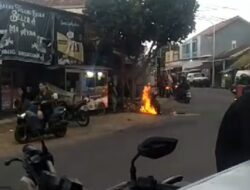 Korsleting Listrik, Moge Terbakar di Patung Silat