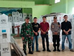 Muspika Campaka Cek Gudang Logistik Pemilu 2024