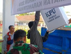 Logistik di Karangtengah Didistribusikan, Panwaslu Curhat Tak Ada CCTV