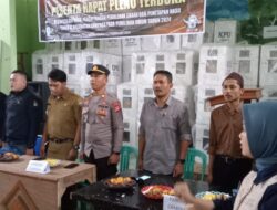TNI Polri Kawal Rapat Pleno Rekapitulasi Hasil Penghitungan Suara di Campaka