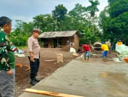 Permudah Mobilisasi Hasil Pertanian Pemdes Sukamaju Rabat Beton Jalan Desa