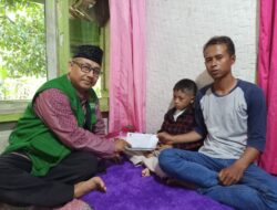 BAZNAS Cianjur Beri Bantuan Anak di Campaka Penderita THT