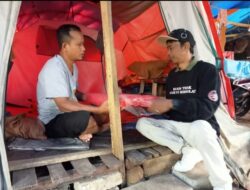 AMPUH Kunjungi Tenda Pengungsian di Kampung Cibeleng Hilir