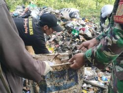 Seratus Babinsa Sapu Bersih Sampah Situs Gunung Padang
