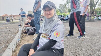 Mira Juara Single Women Petanque Porkab VII Saat Hamil Delapan Bulan 