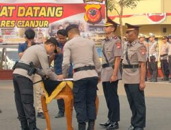 Mantan Katim Maung Polres Cianjur Jabat Kapolsek Cibeber