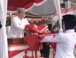 Kendati Baru Satu Jam Dikukuhkan Paskibra Kecamatan Mande Sukses Kibarkan Bendera 