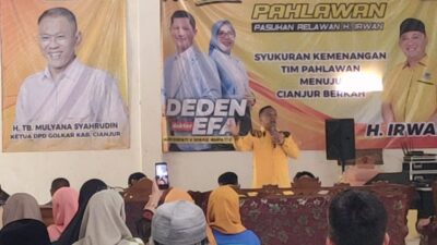 Selenggarakan Syukuran Kemenangan, Anggota DPRD H. Irwan Sebut Pendukung Pahlawan