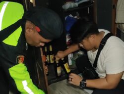 Polisi Sapu Bersih Penjual Miras di Cibeber