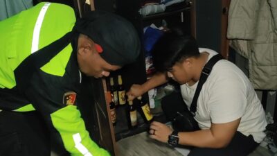 Polisi Sapu Bersih Penjual Miras di Cibeber