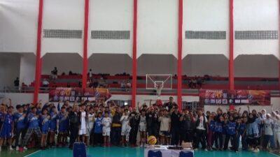 Dukung Kemajuan Olahraga, Klub Motor Rebel Bastard Gelar Turnamen Basket di Cianjur