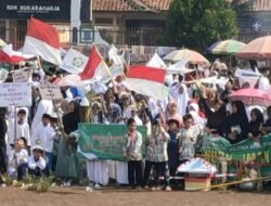 Ribuan Santri di Cibeber Peringati HSN ke 10 Tahun 2024