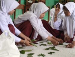 Pembuatan Batik Ecoprint Jadi Projek P5 di SD Negeri Neglasari Cibeber