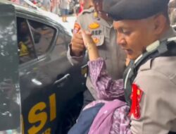 Heroiknya Empat Polisi Cianjur Evakuasi Ibu Pingsan Terjebak Macet