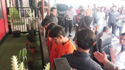 Empat Pemuda Pelaku Pembunuhan Bentrokan Massa Diciduk Polres Cianjur
