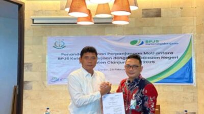 BPJS Ketenagakerjaan dan Kejari Cianjur Tandatangani Kesepakatan