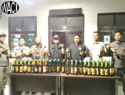 Kota Tatar Santri Diobrak-abrik Satpol PP, Ratusan Miras Diamankan