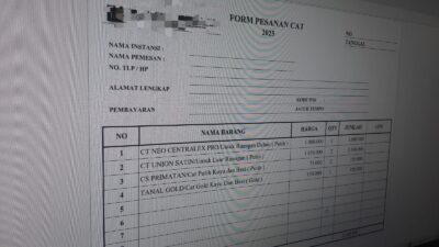Catut Nama Bupati Cianjur, Oknum Pengusaha Tekan Desa Beli Cat