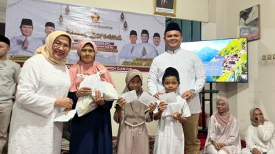 Semangat Berbagi, DPC Gerindra Cianjur Gelar Buka Puasa Bareng Anak Yatim
