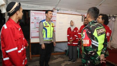 Kapolres Dandim Cianjur Kunjungi Pos Pam IX Tugu Pramuka