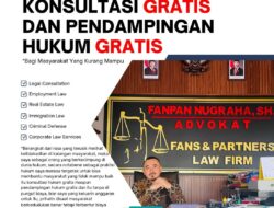 Pengacara Kondang Fanpan Nugraha Gratiskan Konsultasi Hingga Pendampingan Hukum