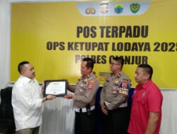 Amankan Arus Mudik, Polres Cianjur Dapat Penghargaan Dari Fanpan Cs