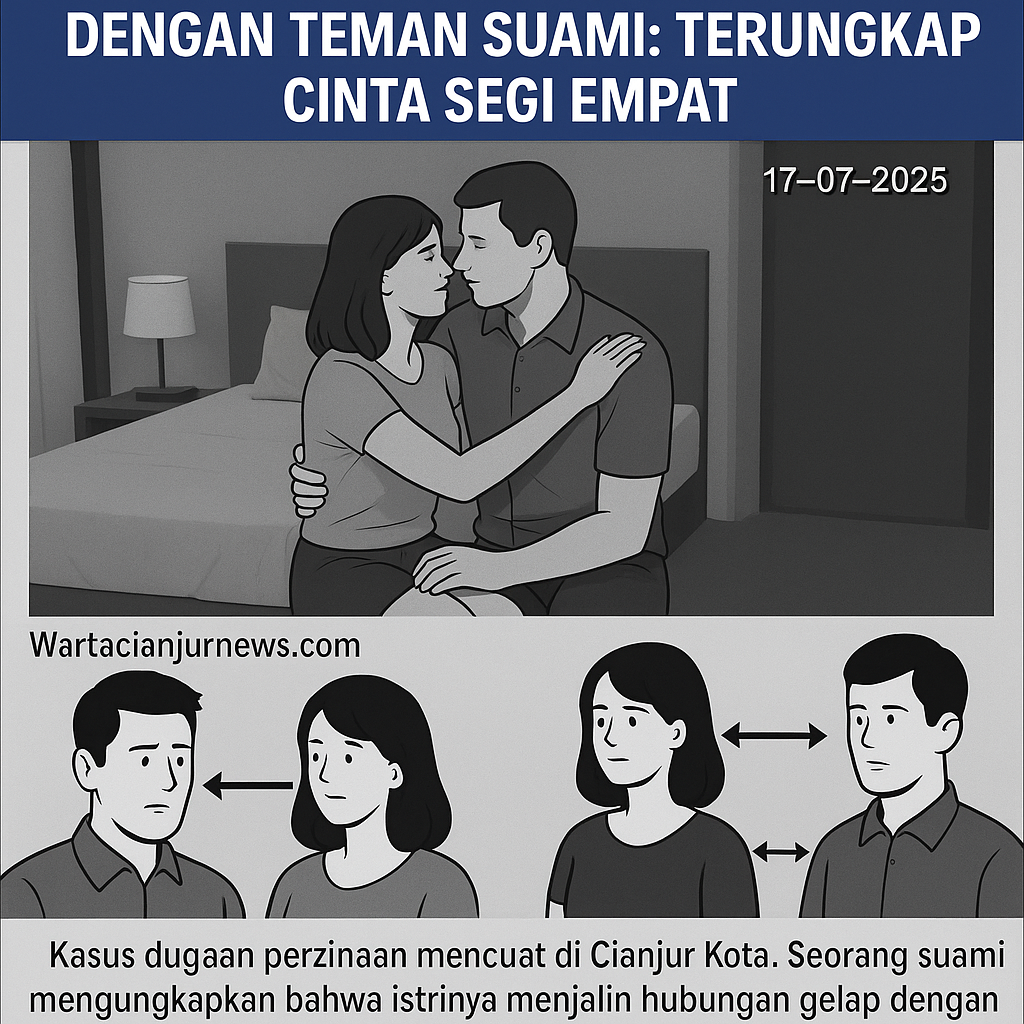 Ilustrasi CCTV hotel menampilkan kemesraan wanita bersuami dengan teman dekat suaminya