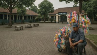 “Tak Ada Lagi Samen” Sepinya Akhir Tahun Ajaran di Cianjur