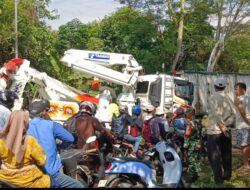 Truk di Mande Tabrak Tebing, Penyebabnya Diselidiki Polisi!