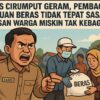 Kades Cirumput Geram, Pembagian Bantuan Beras Tidak Tepat Sasaran, Ratusan Warga Miskin Tak Kebagian