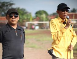 Masyarakat Serbu PSM di Lapang Pasirmunding, HUT Golkar ke-61 Sukses Digelar 