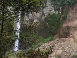 Curug Ngebul Diterjang Longsor, BPBD Cianjur Berikan Imbauan!