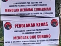 Ono Surono dan Herman Suherman Ditolak di Cianjur