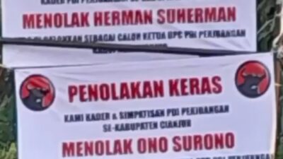 Ono Surono dan Herman Suherman Ditolak di Cianjur