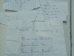 Siswa SDN di Karangtengah Kirim Surat Cinta untuk Dapur MBG Sukamantri