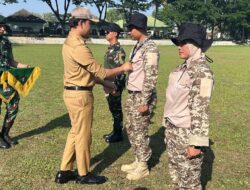 Sinergi TNI dan Pemkab Cianjur, Kepala Desa Ditempa Nilai Disiplin dan Bela Negara