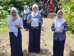 Anak-Anak di Cianjur Selatan Bacakan Surat Haru Minta Jalan Diperbaiki, Videonya Viral