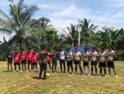 Semarak HUT TNI ke-80, Desa Majalaya Gelar Tropeo Futsal di Lapangan Balong