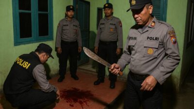 Emosi Tak Terkendali, Warga Sukabumi Bacok Perempuan Lansia di Cianjur Selatan