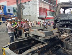 Kasatlantas Polres Cianjur Beberkan Kronologi Lengkap Kebakaran Truk Tangki BBM di Bundaran Pasirhayam