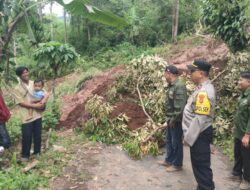 Longsor Timbun Jalan di Mekarjaya Mande, Polisi dan PUPR Kerahkan Alat Berat