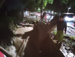 Sungai di Desa Hegarmanah Meluap, Satu Bangunan Rumah Ambruk