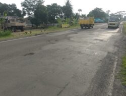 Jalan Lingkar Selatan Berlubang Dikeluhkan Warga