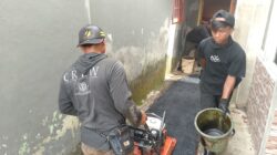 Jalan Gang di Desa Sukamulya Dihotmix, Ganjar Ramadhan Realisasikan Aspirasi Warga