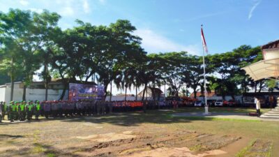 Bupati Tak Hadir, Wabup Abi Ramzi Jadi Komando Apel Kesiapsiagaan Bencana Cianjur