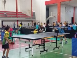 Liga Tenis Meja Pelajar Digelar Dua Hari di GGM, 300 Siswa Unjuk Kemampuan