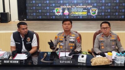 Pengungkapan Kasus Pengeroyokan di Sukaluyu, Kapolres Cianjur Sebut Ancaman 9 Tahun Penjara