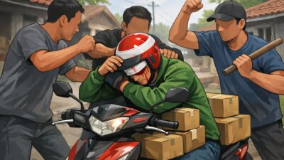 Kurir COD di Pasirkuda Cianjur Dikeroyok, Korban Masih Dirawat di RS