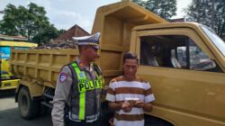 Satlantas Polres Cianjur Laksanakan Ramp Check Hari ke-9 Operasi Keselamatan Lodaya 2026